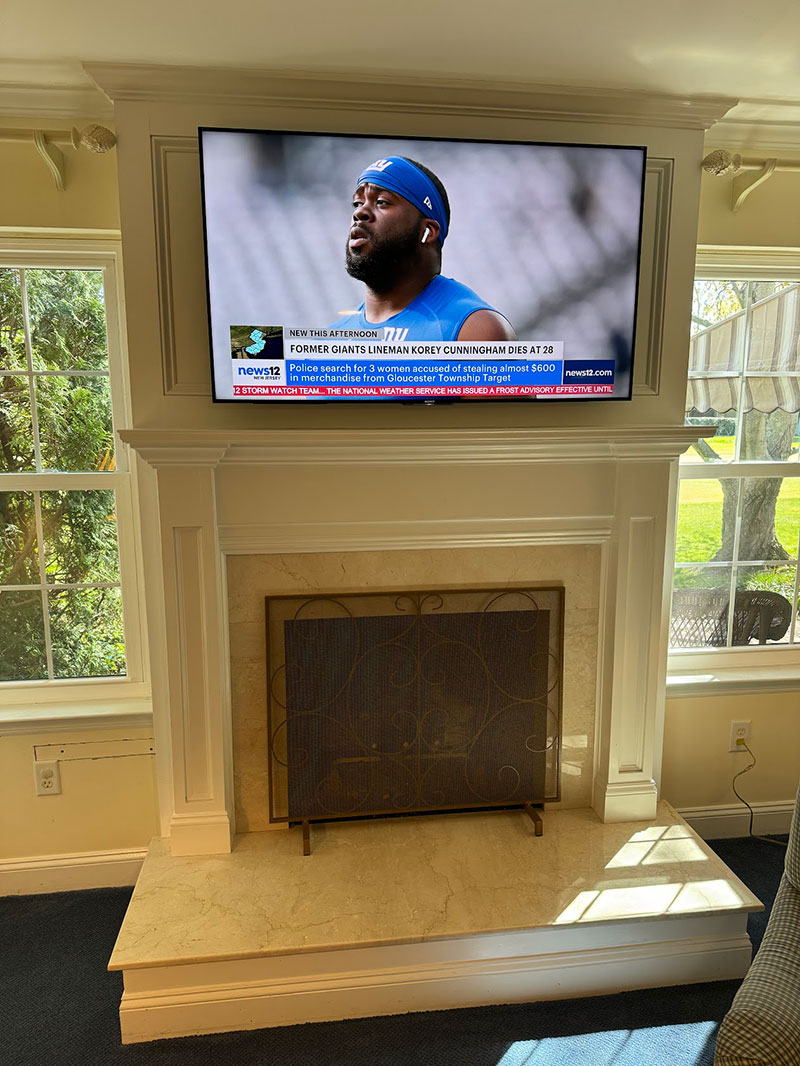 TV Installation Fireplace