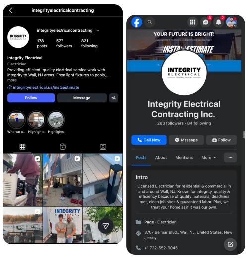 Integrity Electrical Contracting Inc – social media image